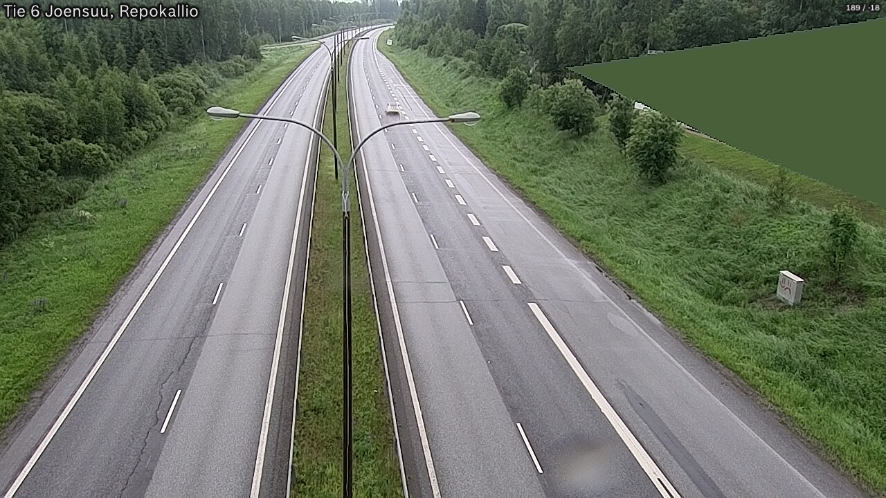 Kelikamerat Kuva Tie 6 Joensuu, Repokallio, Joensuu, Pohjois-Karjala