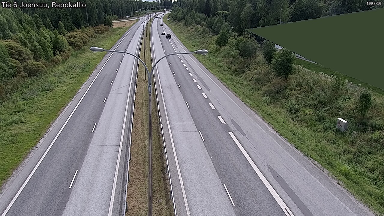 Kelikamerat Kuva Tie 6 Joensuu, Repokallio, Joensuu, Pohjois-Karjala