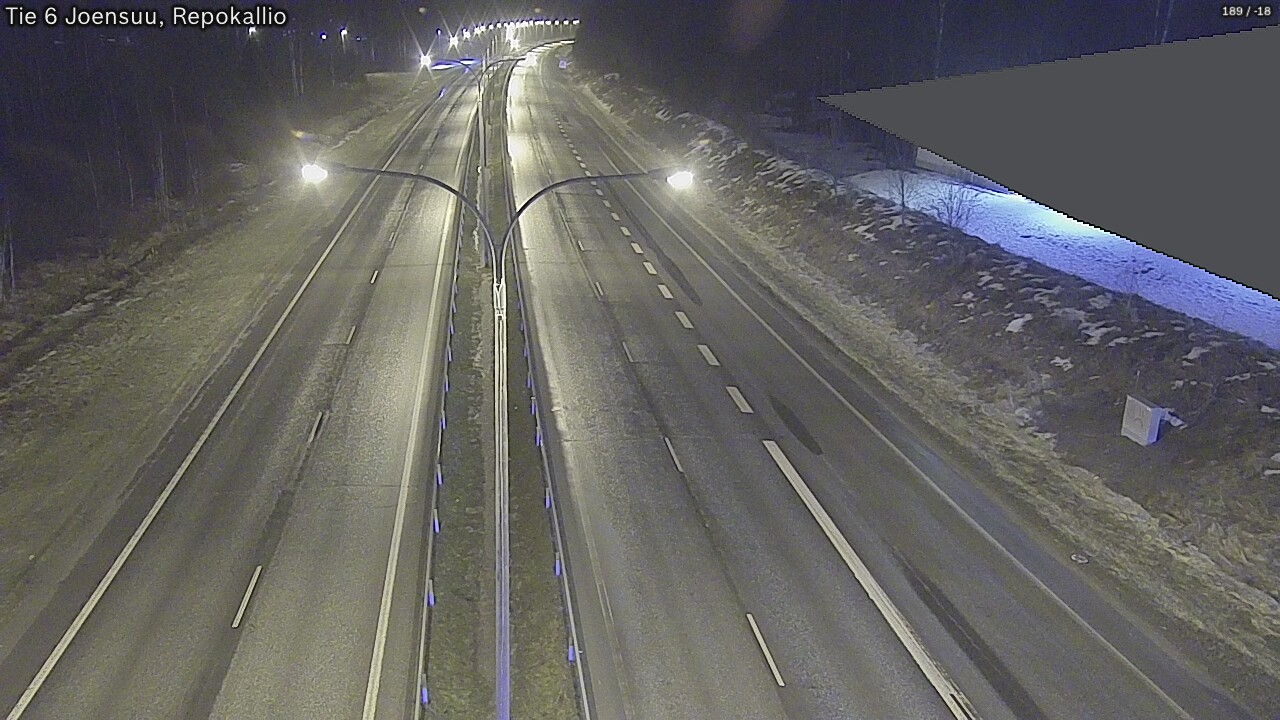 Kelikamerat Kuva Tie 6 Joensuu, Repokallio, Joensuu, Pohjois-Karjala