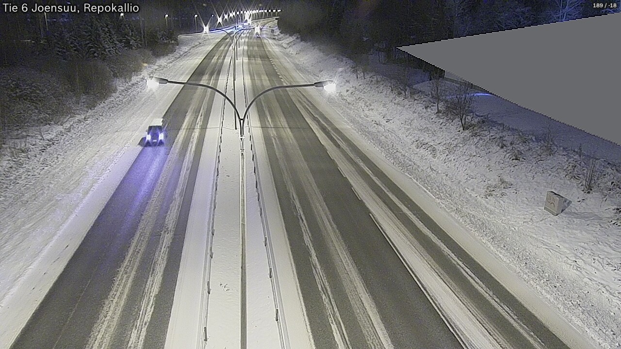 Weather Camera Image Väg 6 Joensuu, Repokallio, Joensuu, Pohjois-Karjala