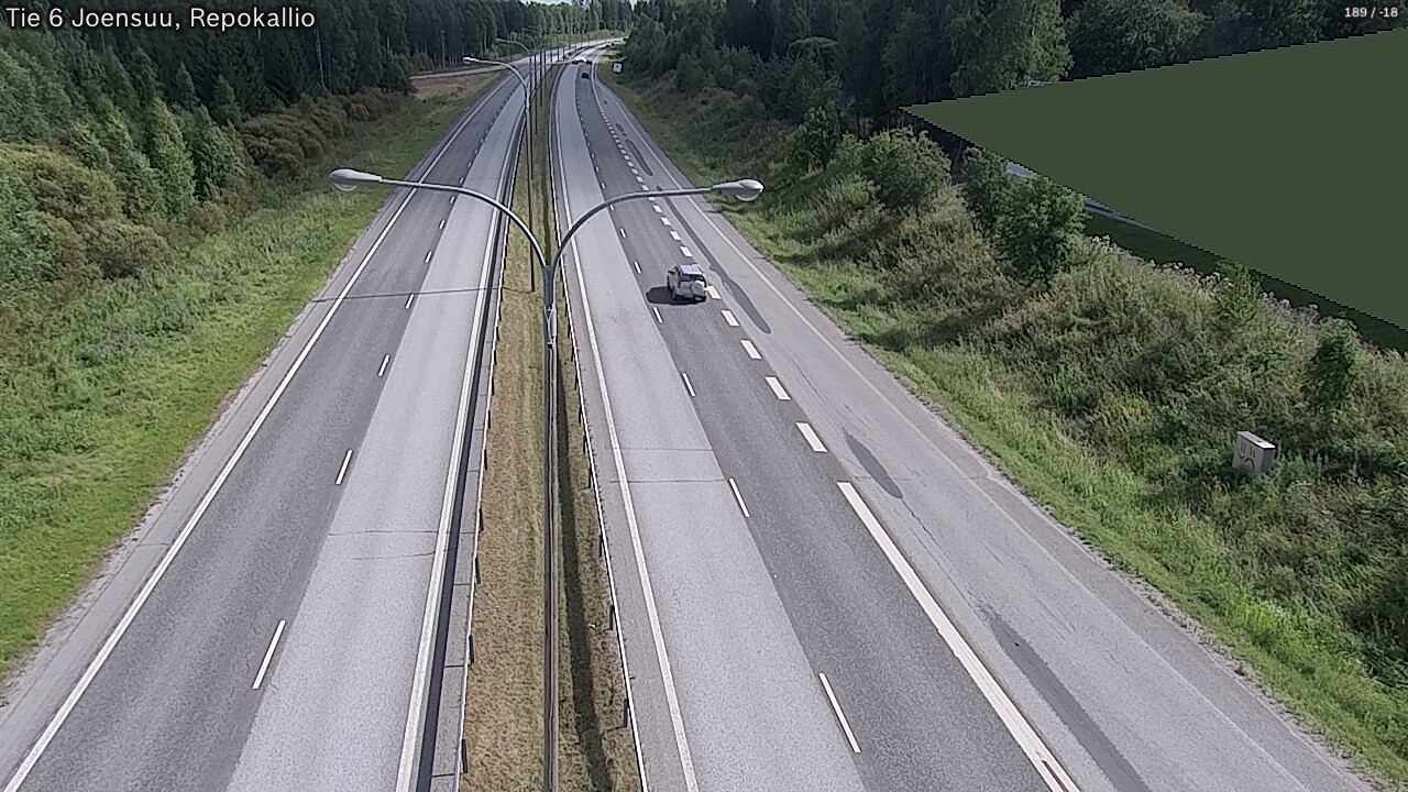 Kelikamerat Kuva Tie 6 Joensuu, Repokallio, Joensuu, Pohjois-Karjala