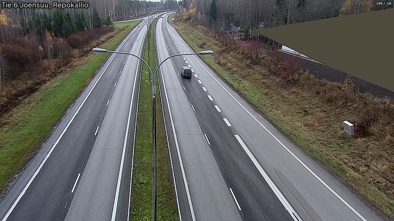 Kelikamerat Kuva Tie 6 Joensuu, Repokallio, Joensuu, Pohjois-Karjala