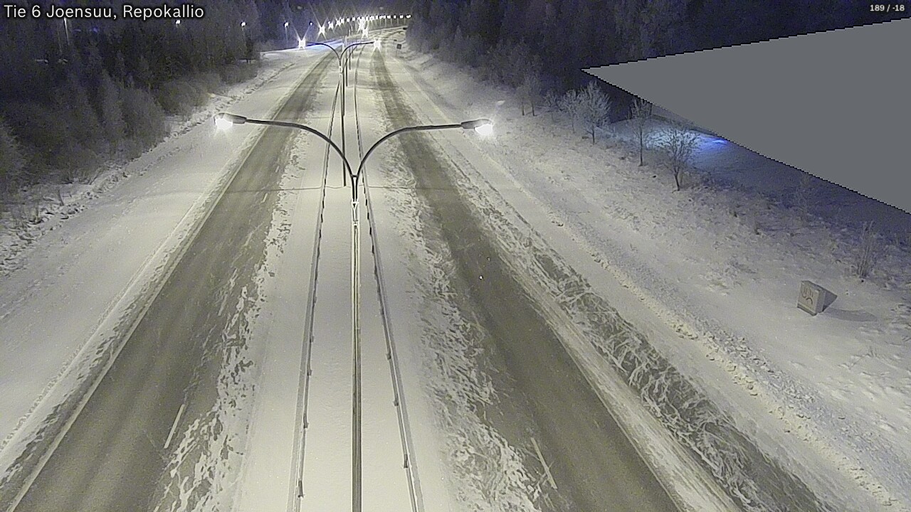 Kelikamerat Kuva Tie 6 Joensuu, Repokallio, Joensuu, Pohjois-Karjala