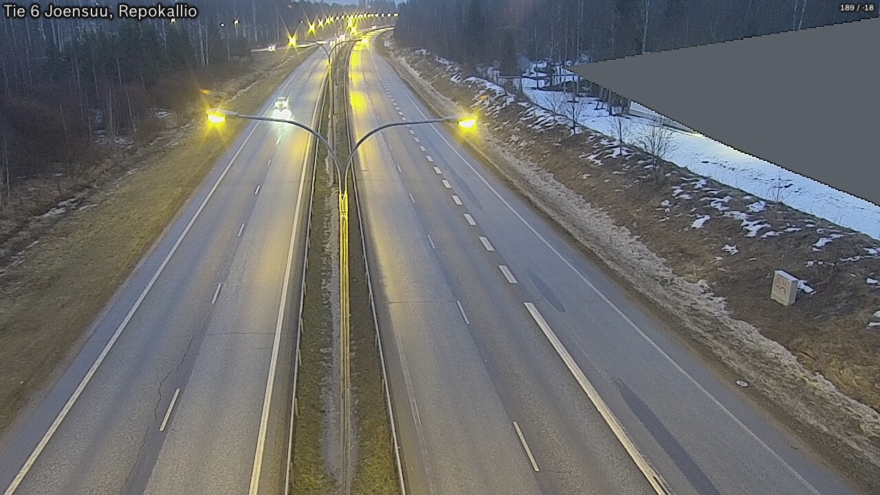 Kelikamerat Kuva Tie 6 Joensuu, Repokallio, Joensuu, Pohjois-Karjala