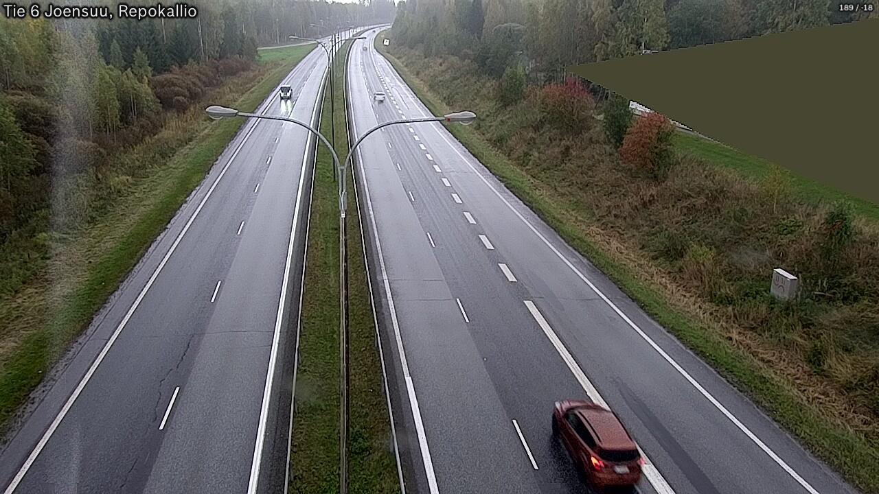 Kelikamerat Kuva Tie 6 Joensuu, Repokallio, Joensuu, Pohjois-Karjala