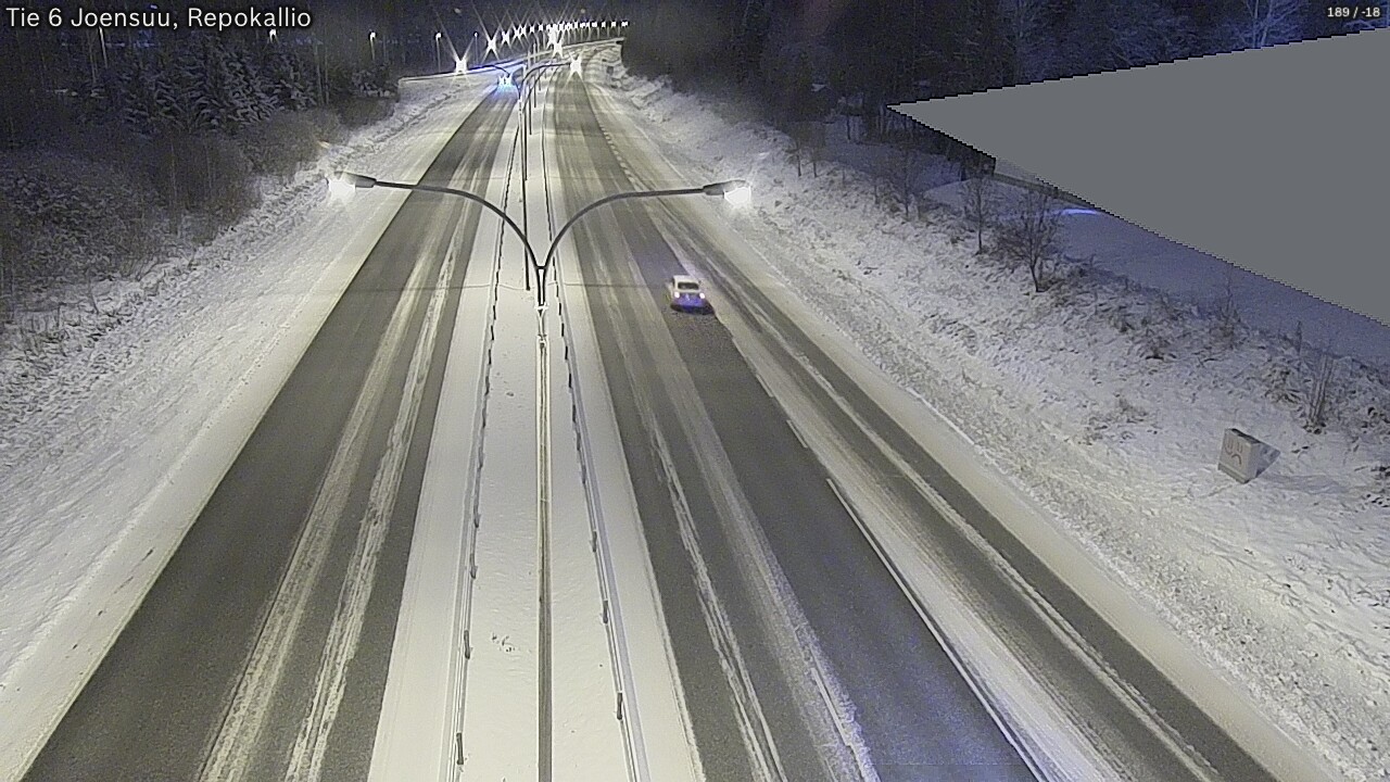Weather Camera Image Väg 6 Joensuu, Repokallio, Joensuu, Pohjois-Karjala