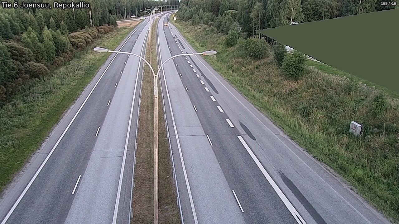 Kelikamerat Kuva Tie 6 Joensuu, Repokallio, Joensuu, Pohjois-Karjala