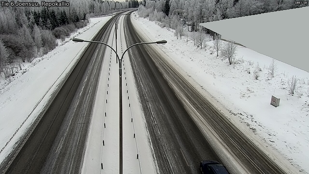 Weather Camera Image Väg 6 Joensuu, Repokallio, Joensuu, Pohjois-Karjala