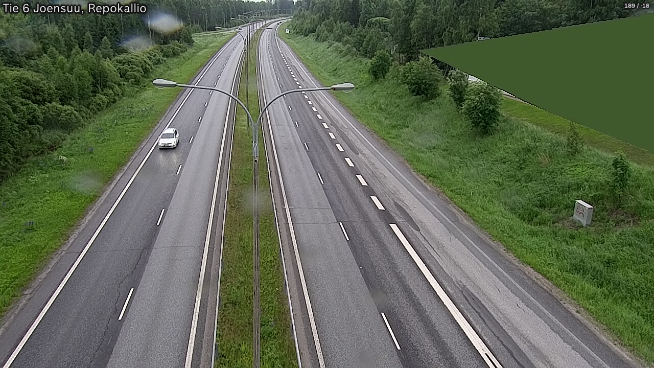 Kelikamerat Kuva Tie 6 Joensuu, Repokallio, Joensuu, Pohjois-Karjala
