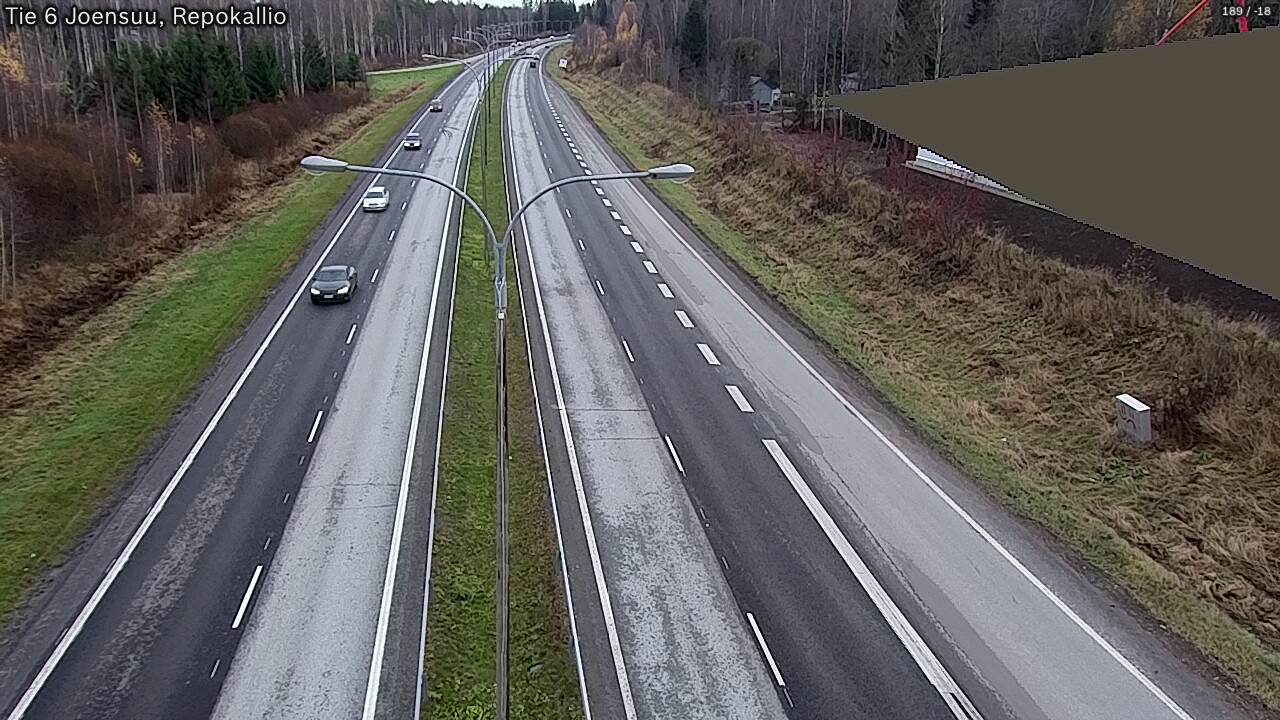 Kelikamerat Kuva Tie 6 Joensuu, Repokallio, Joensuu, Pohjois-Karjala