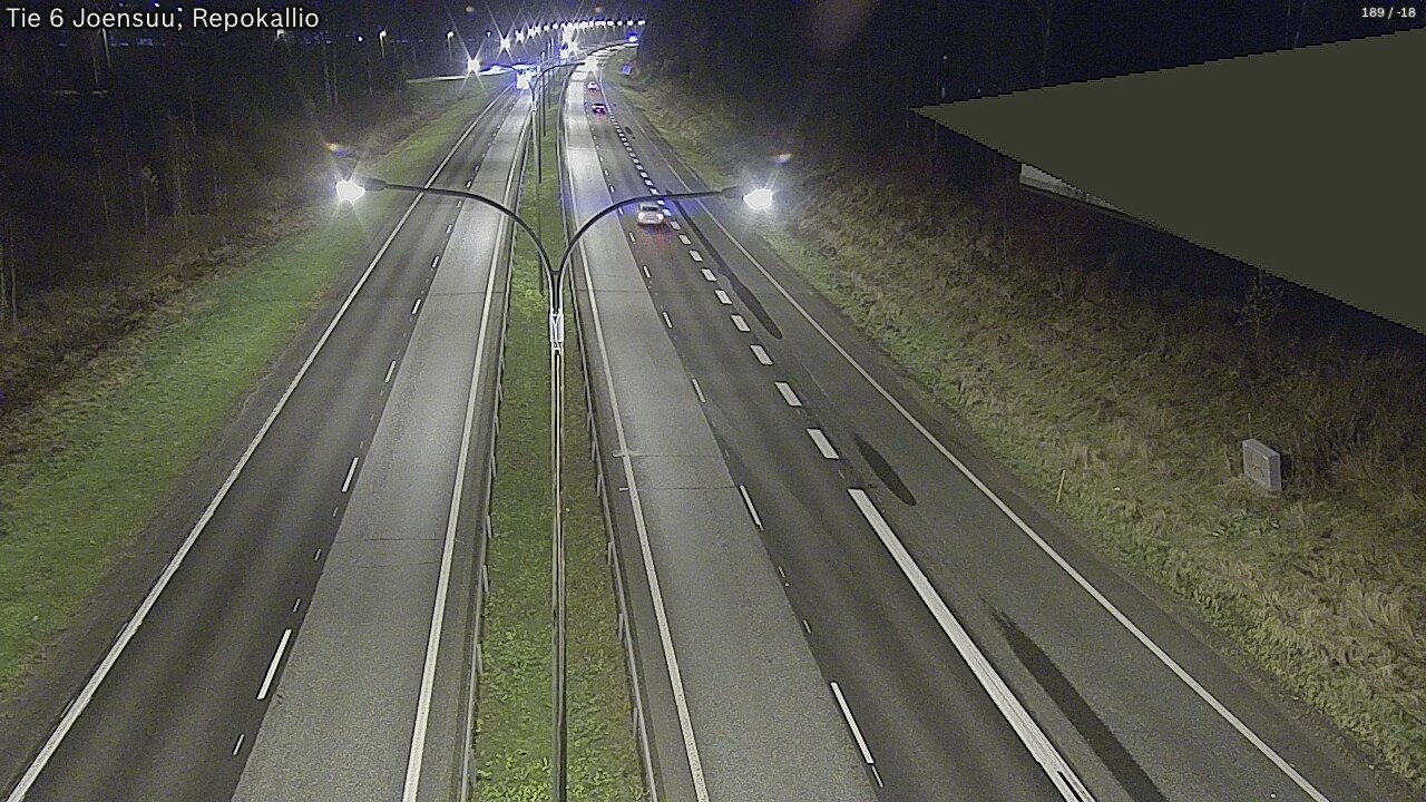 Kelikamerat Kuva Tie 6 Joensuu, Repokallio, Joensuu, Pohjois-Karjala