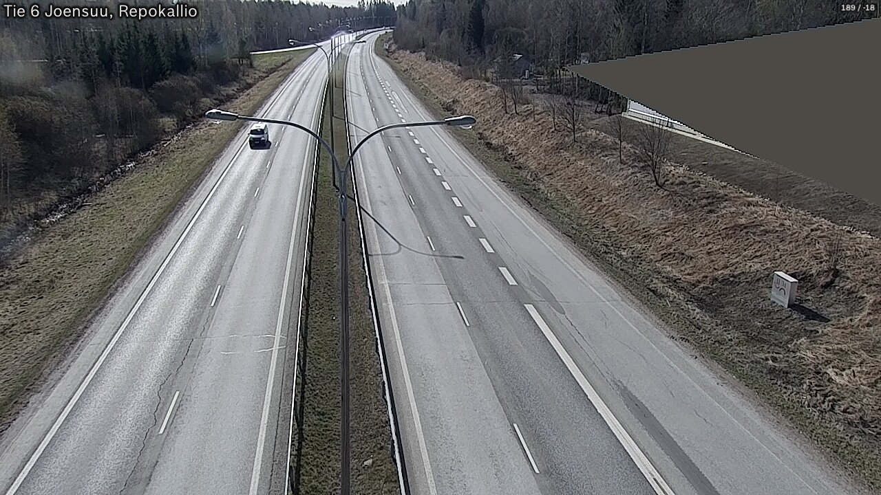 Weather Camera Image Väg 6 Joensuu, Repokallio, Joensuu, Pohjois-Karjala