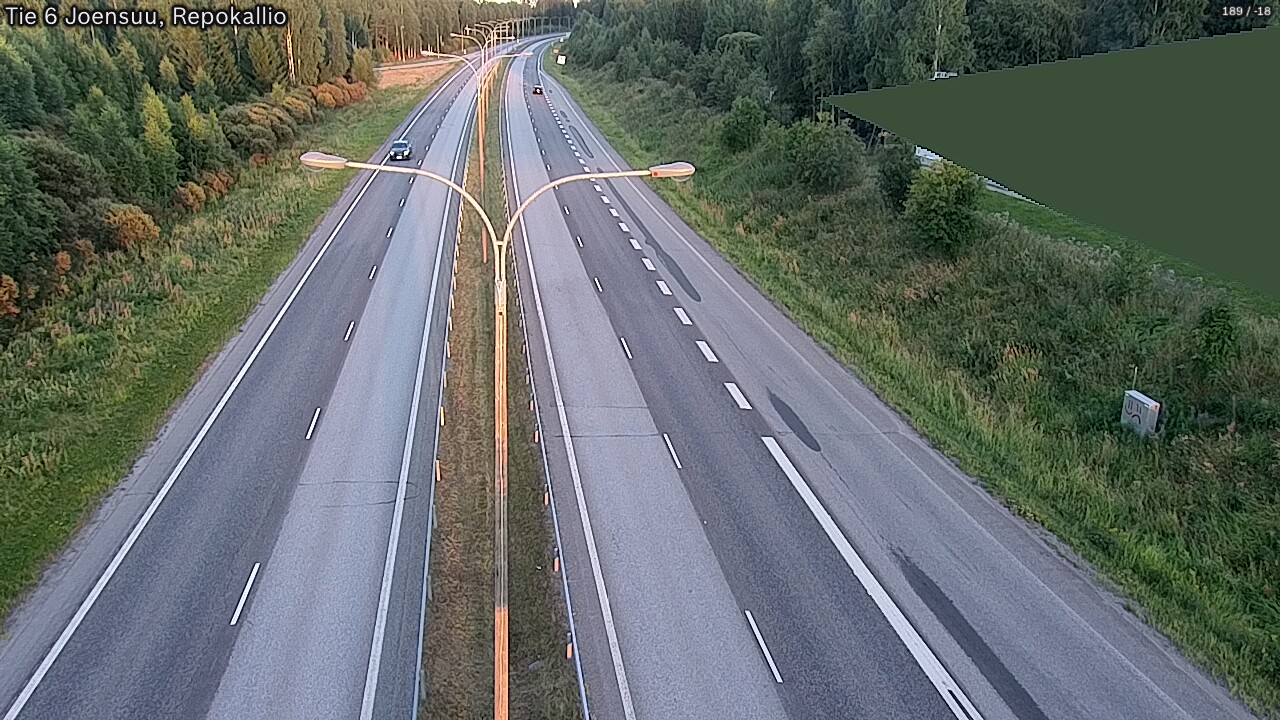 Kelikamerat Kuva Tie 6 Joensuu, Repokallio, Joensuu, Pohjois-Karjala