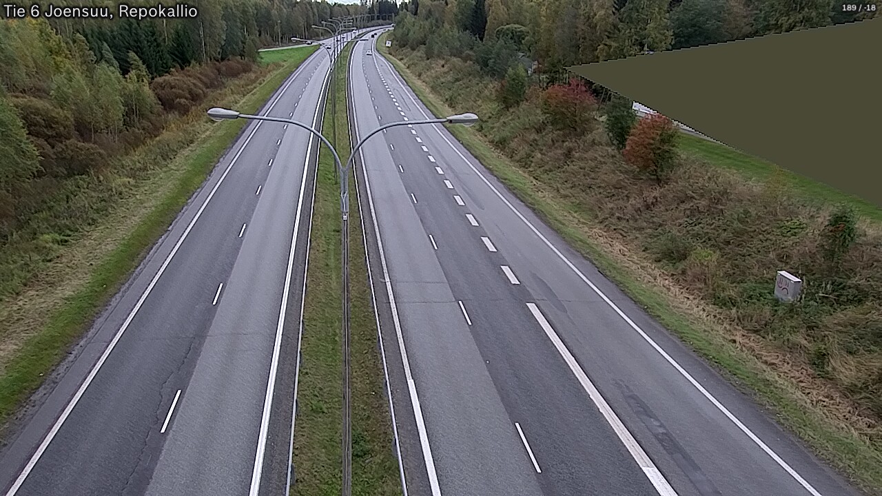 Kelikamerat Kuva Tie 6 Joensuu, Repokallio, Joensuu, Pohjois-Karjala