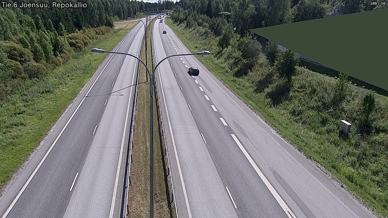 Kelikamerat Kuva Tie 6 Joensuu, Repokallio, Joensuu, Pohjois-Karjala