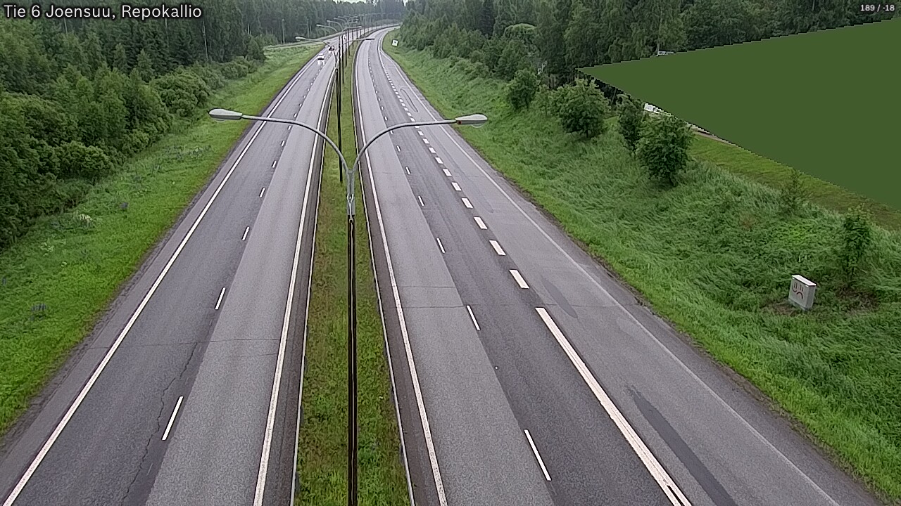 Kelikamerat Kuva Tie 6 Joensuu, Repokallio, Joensuu, Pohjois-Karjala