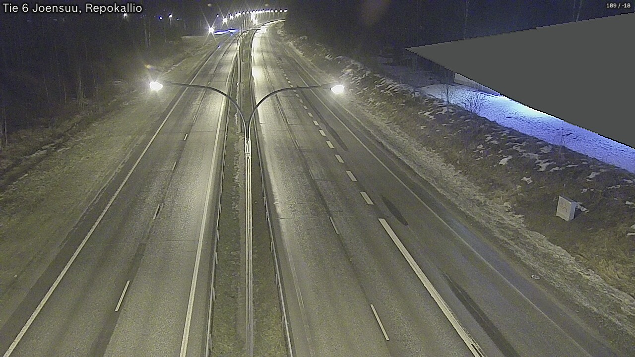 Kelikamerat Kuva Tie 6 Joensuu, Repokallio, Joensuu, Pohjois-Karjala