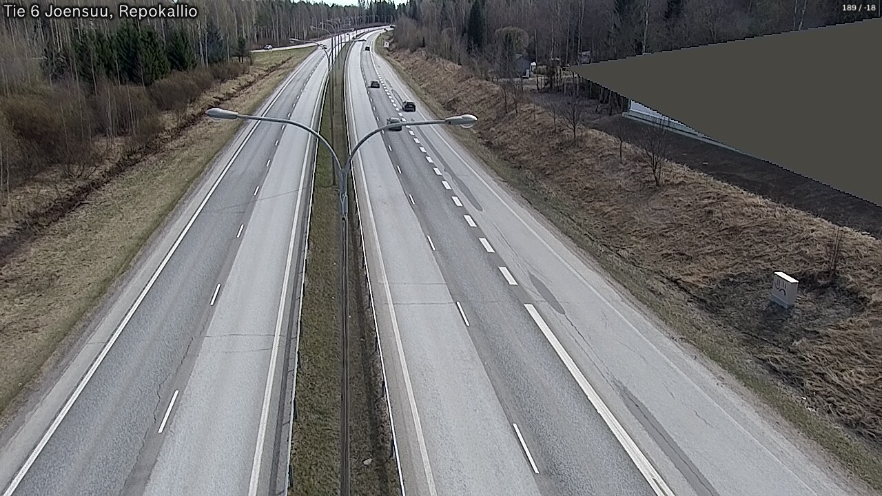 Weather Camera Image Väg 6 Joensuu, Repokallio, Joensuu, Pohjois-Karjala