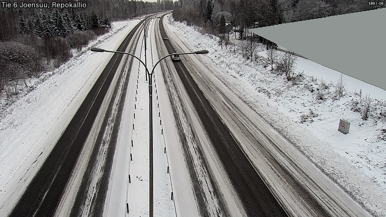 Weather Camera Image Väg 6 Joensuu, Repokallio, Joensuu, Pohjois-Karjala