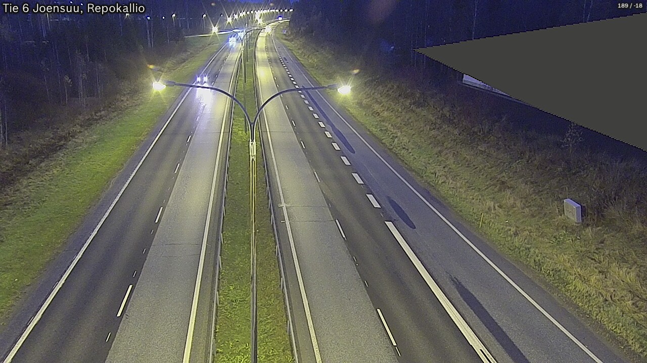 Kelikamerat Kuva Tie 6 Joensuu, Repokallio, Joensuu, Pohjois-Karjala