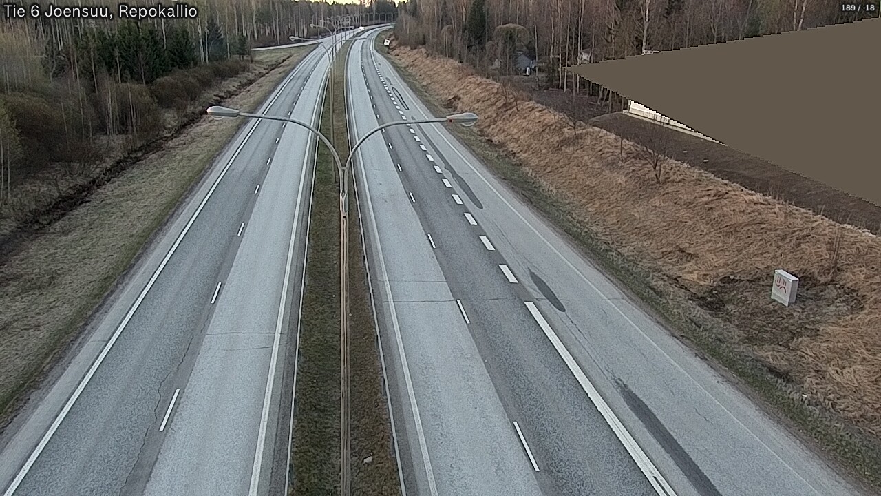 Kelikamerat Kuva Tie 6 Joensuu, Repokallio, Joensuu, Pohjois-Karjala