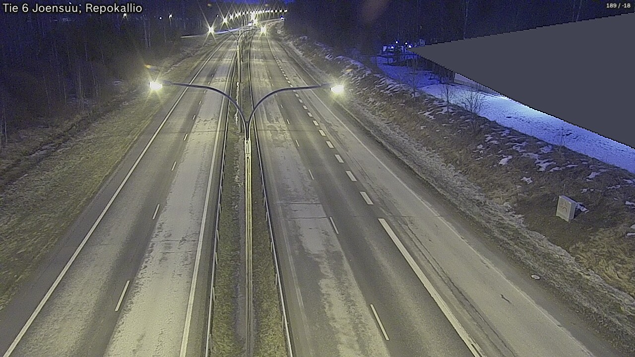 Kelikamerat Kuva Tie 6 Joensuu, Repokallio, Joensuu, Pohjois-Karjala