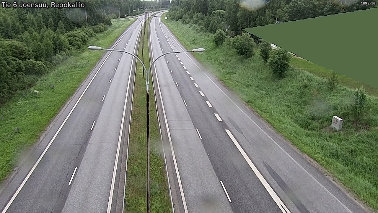 Kelikamerat Kuva Tie 6 Joensuu, Repokallio, Joensuu, Pohjois-Karjala