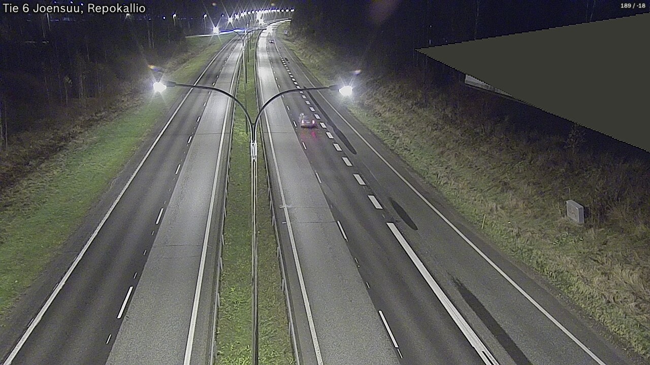 Kelikamerat Kuva Tie 6 Joensuu, Repokallio, Joensuu, Pohjois-Karjala