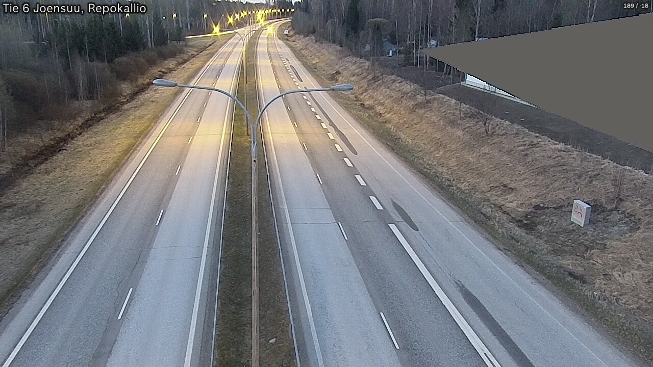 Kelikamerat Kuva Tie 6 Joensuu, Repokallio, Joensuu, Pohjois-Karjala