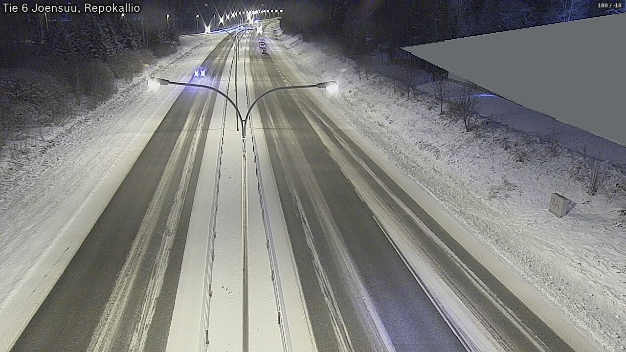 Weather Camera Image Väg 6 Joensuu, Repokallio, Joensuu, Pohjois-Karjala