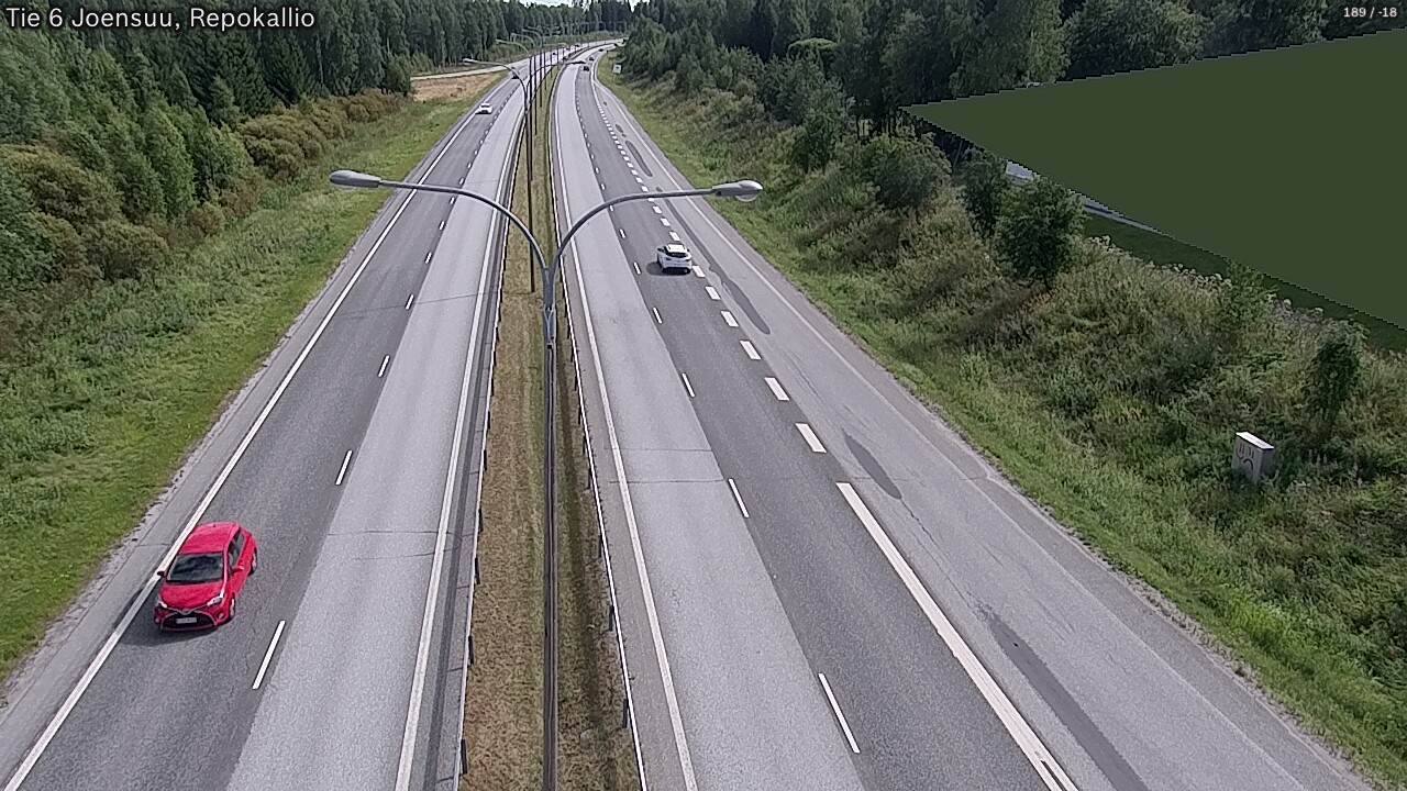 Kelikamerat Kuva Tie 6 Joensuu, Repokallio, Joensuu, Pohjois-Karjala