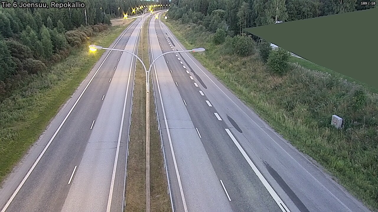 Kelikamerat Kuva Tie 6 Joensuu, Repokallio, Joensuu, Pohjois-Karjala