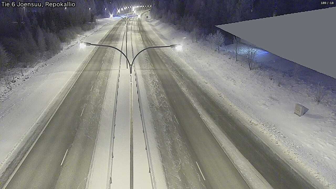 Kelikamerat Kuva Tie 6 Joensuu, Repokallio, Joensuu, Pohjois-Karjala