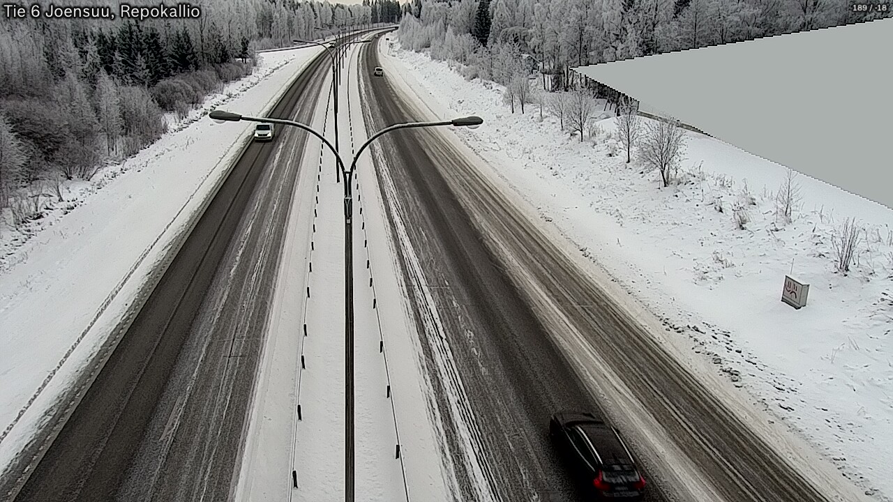 Weather Camera Image Väg 6 Joensuu, Repokallio, Joensuu, Pohjois-Karjala