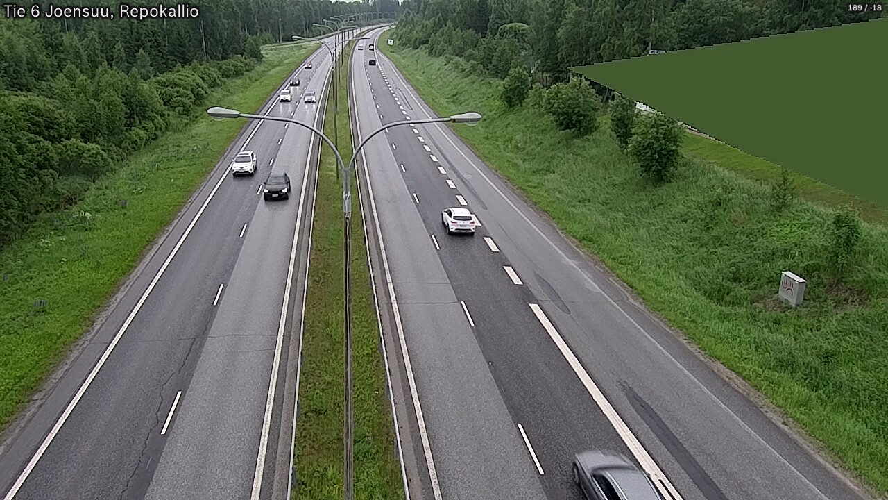 Kelikamerat Kuva Tie 6 Joensuu, Repokallio, Joensuu, Pohjois-Karjala
