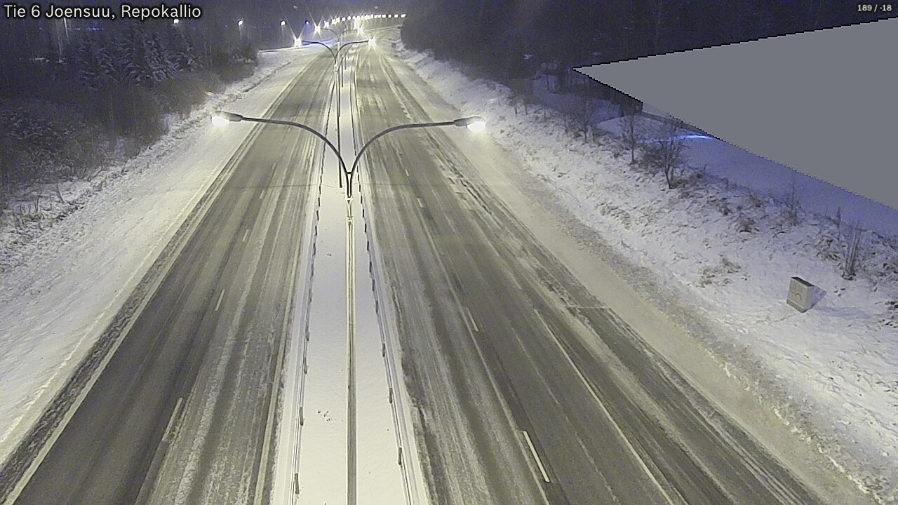 Weather Camera Image Väg 6 Joensuu, Repokallio, Joensuu, Pohjois-Karjala