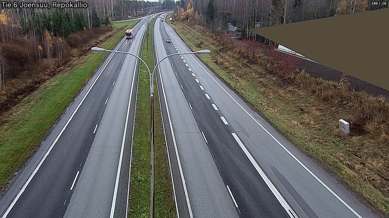 Kelikamerat Kuva Tie 6 Joensuu, Repokallio, Joensuu, Pohjois-Karjala