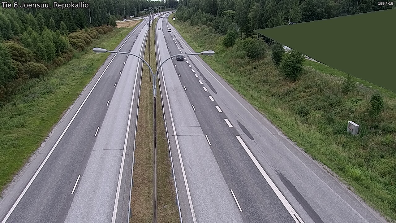 Kelikamerat Kuva Tie 6 Joensuu, Repokallio, Joensuu, Pohjois-Karjala