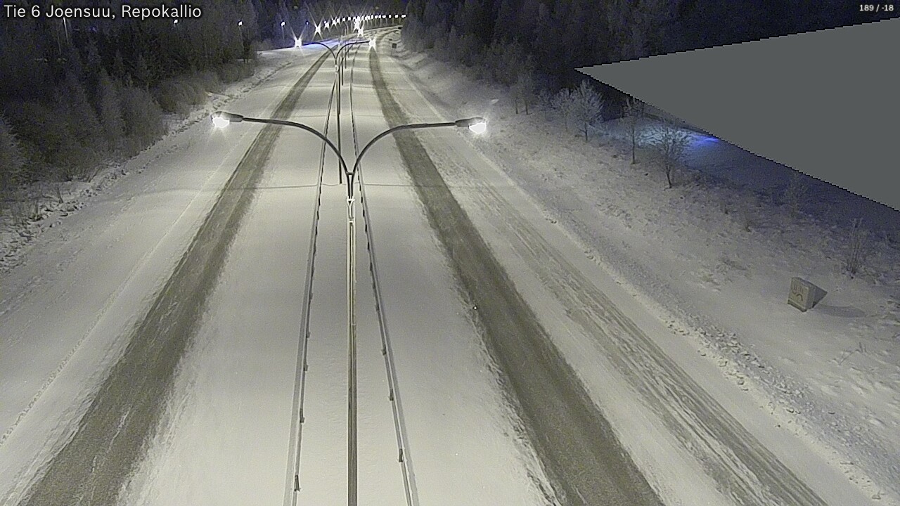 Kelikamerat Kuva Tie 6 Joensuu, Repokallio, Joensuu, Pohjois-Karjala