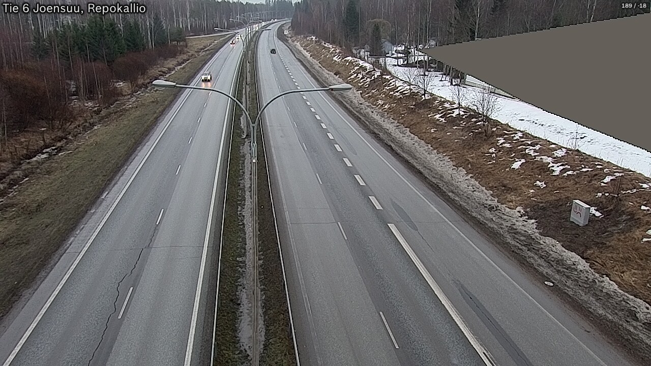 Kelikamerat Kuva Tie 6 Joensuu, Repokallio, Joensuu, Pohjois-Karjala