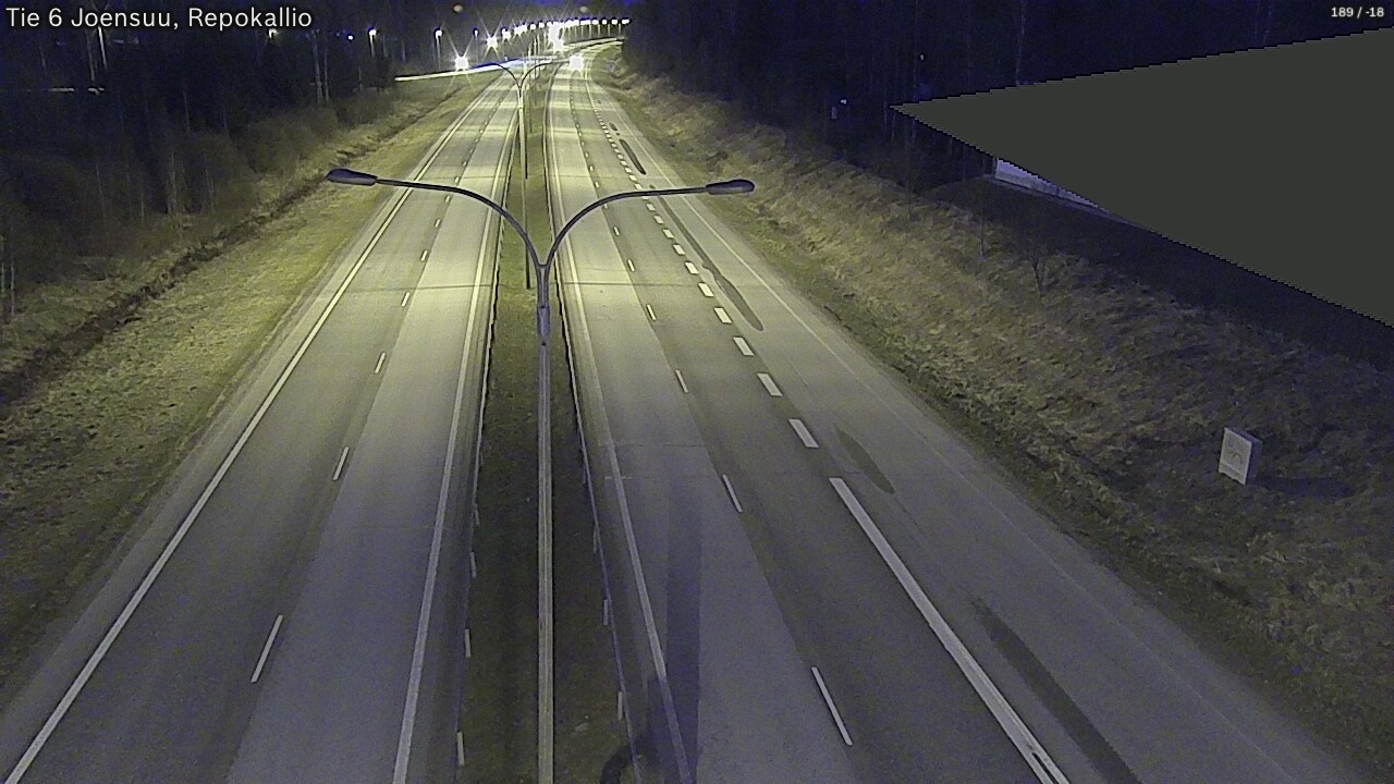 Kelikamerat Kuva Tie 6 Joensuu, Repokallio, Joensuu, Pohjois-Karjala