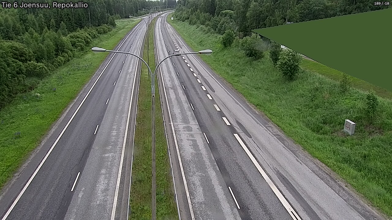 Kelikamerat Kuva Tie 6 Joensuu, Repokallio, Joensuu, Pohjois-Karjala