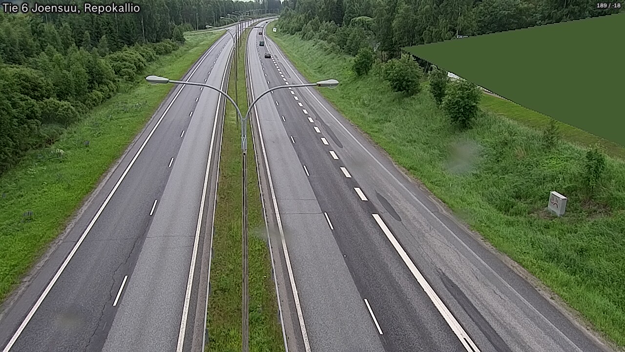Kelikamerat Kuva Tie 6 Joensuu, Repokallio, Joensuu, Pohjois-Karjala