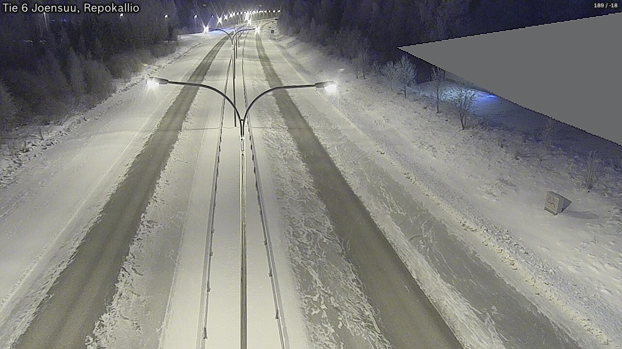 Kelikamerat Kuva Tie 6 Joensuu, Repokallio, Joensuu, Pohjois-Karjala