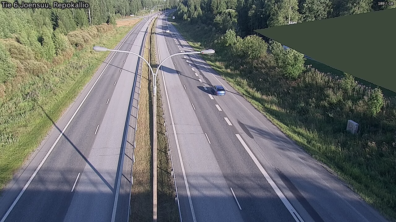Kelikamerat Kuva Tie 6 Joensuu, Repokallio, Joensuu, Pohjois-Karjala