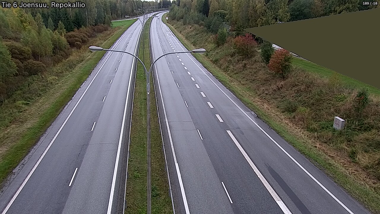 Kelikamerat Kuva Tie 6 Joensuu, Repokallio, Joensuu, Pohjois-Karjala