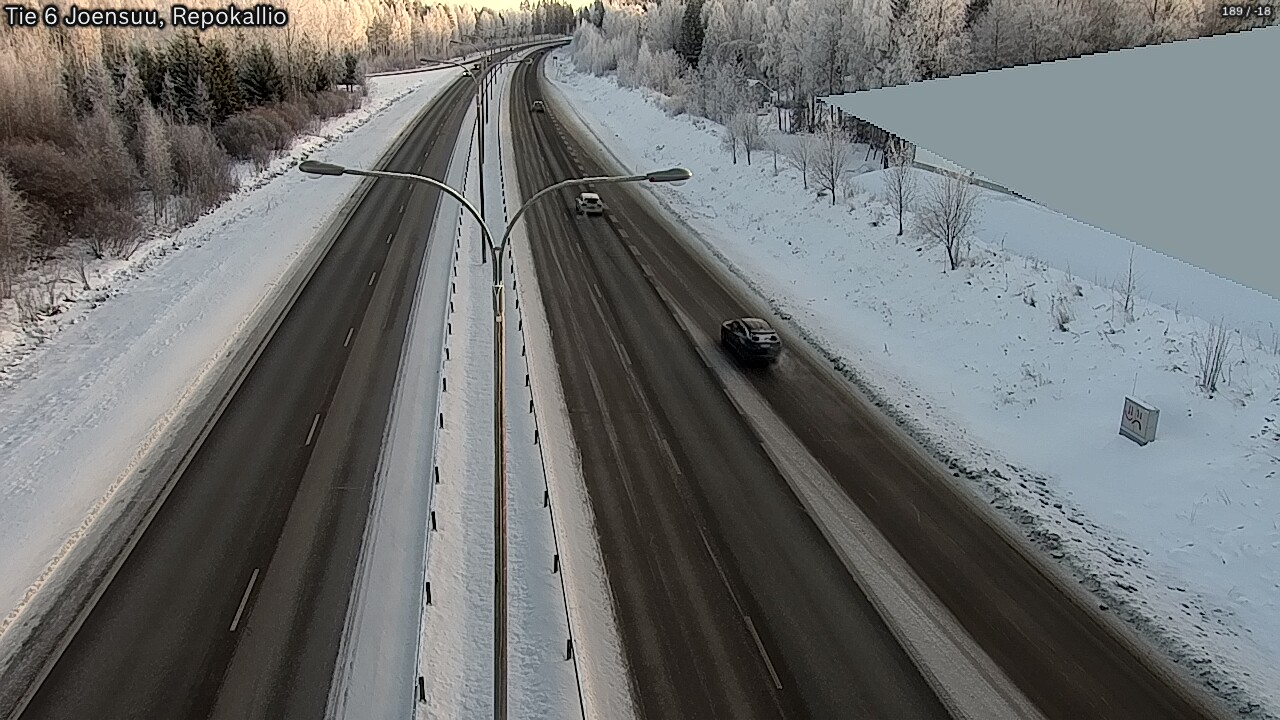 Kelikamerat Kuva Tie 6 Joensuu, Repokallio, Joensuu, Pohjois-Karjala