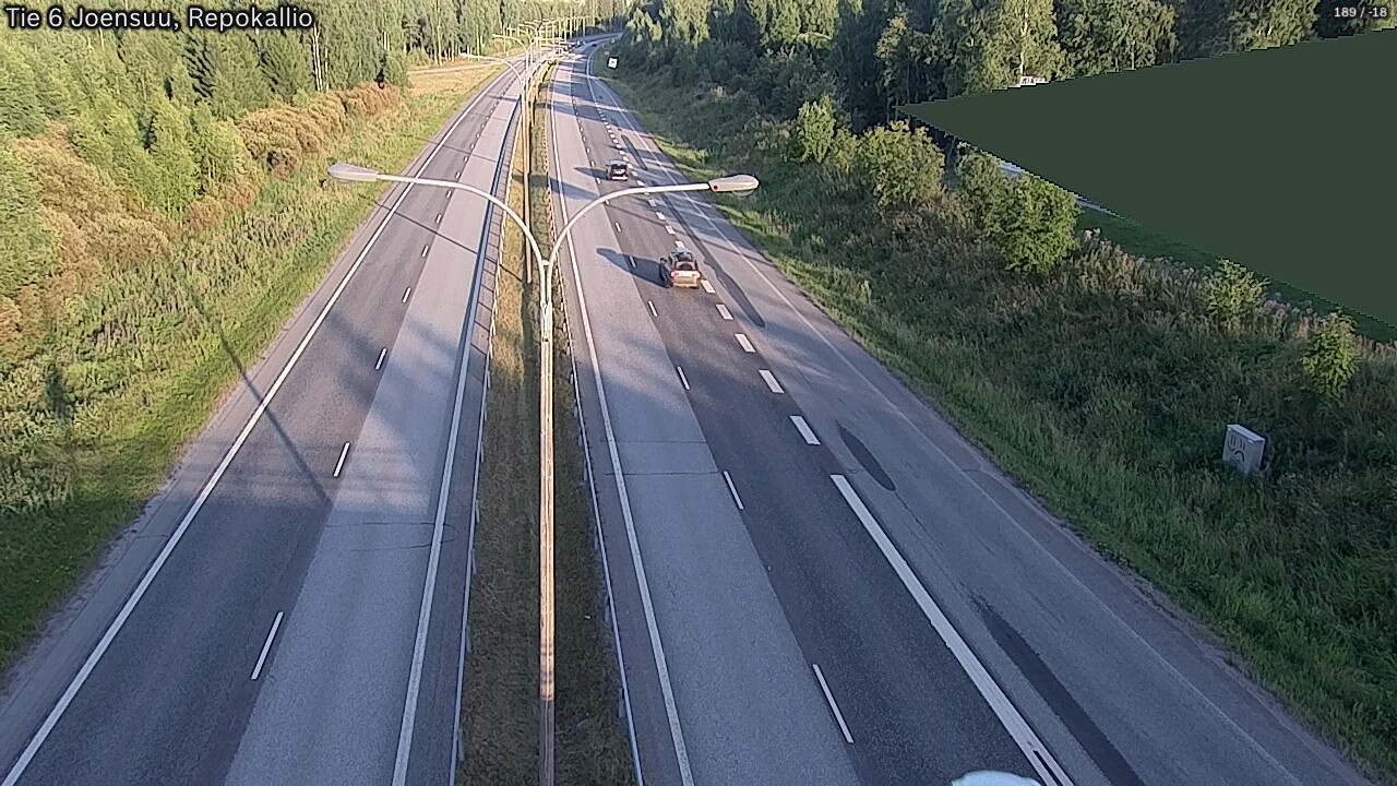 Kelikamerat Kuva Tie 6 Joensuu, Repokallio, Joensuu, Pohjois-Karjala