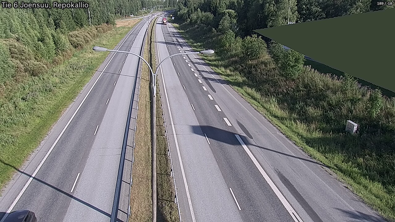 Kelikamerat Kuva Tie 6 Joensuu, Repokallio, Joensuu, Pohjois-Karjala