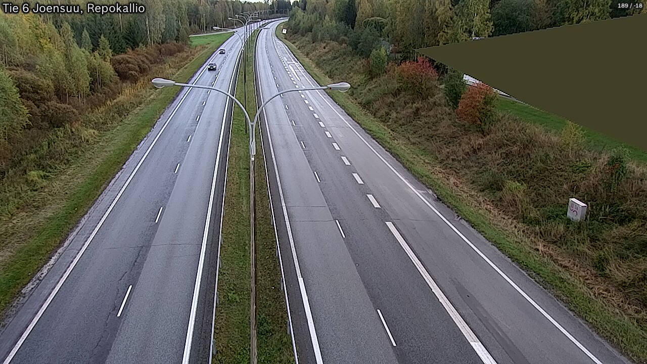 Kelikamerat Kuva Tie 6 Joensuu, Repokallio, Joensuu, Pohjois-Karjala